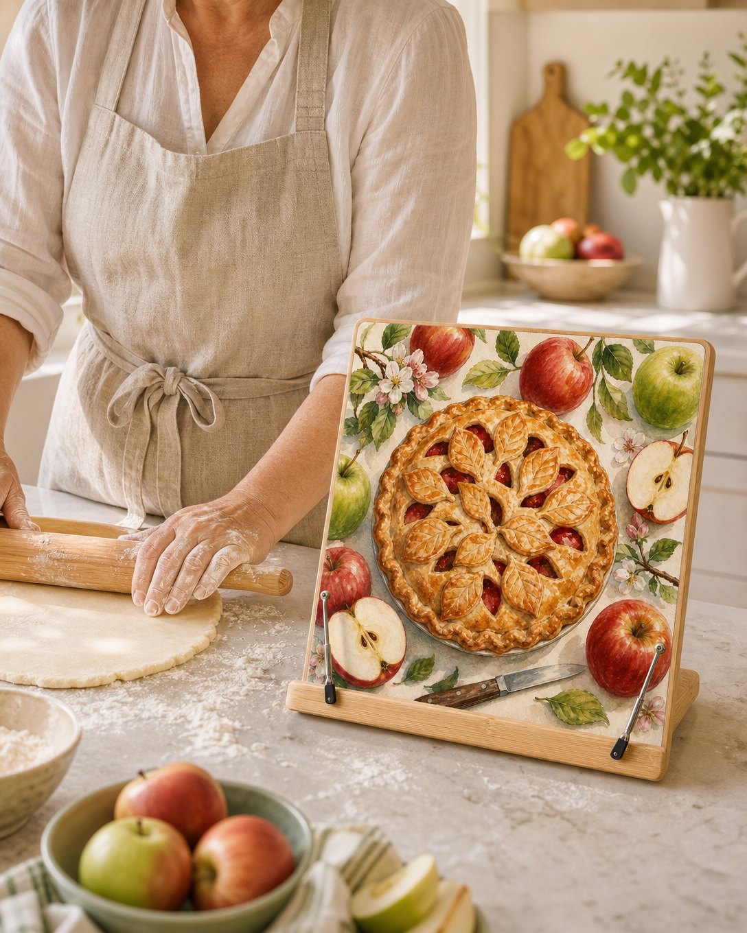 Apple Orchard Pie Cookbook Stand, image 5