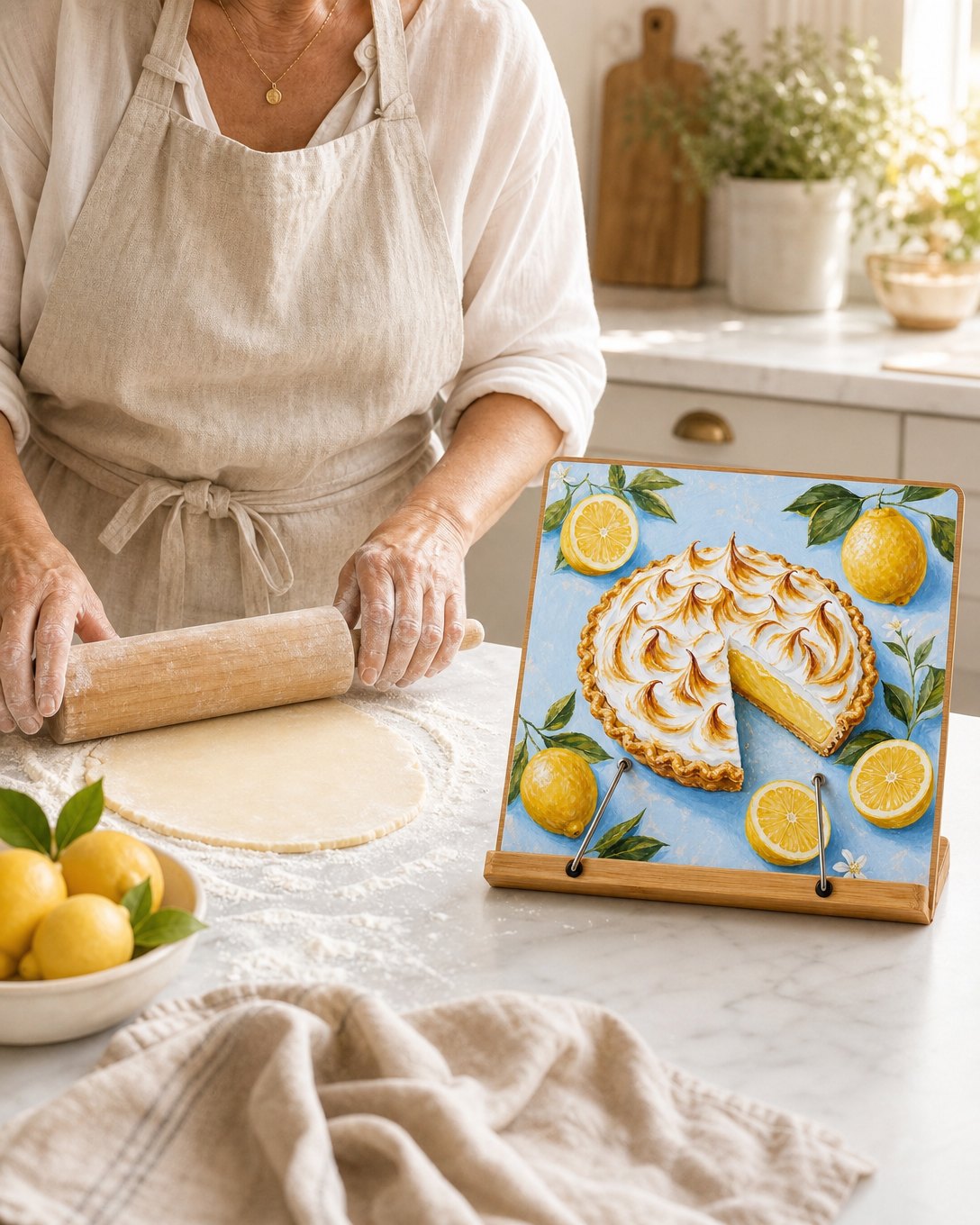 Lemon Meringue Cookbook Stand, image 5