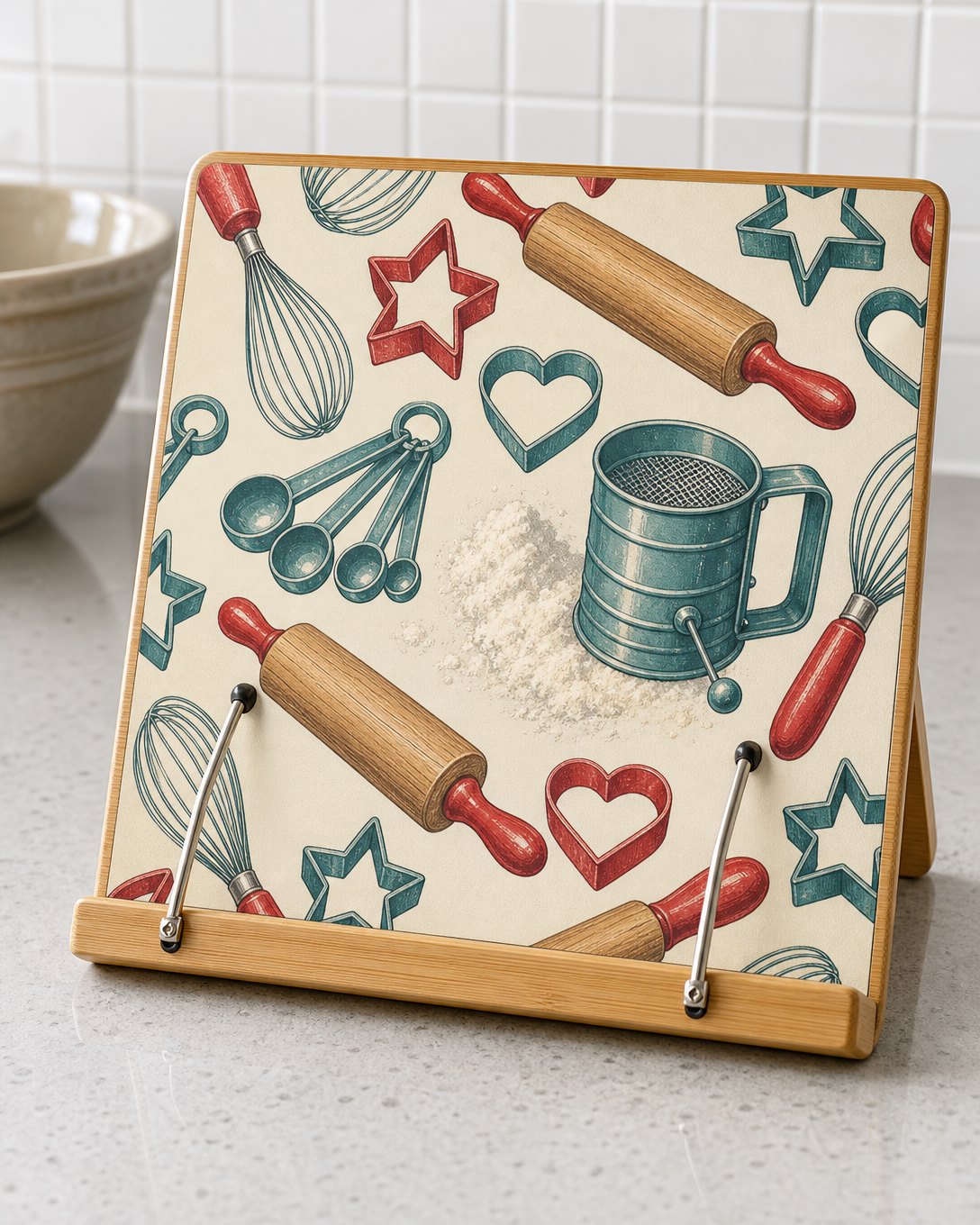 Baking Drawer Cookbook Stand, image 1