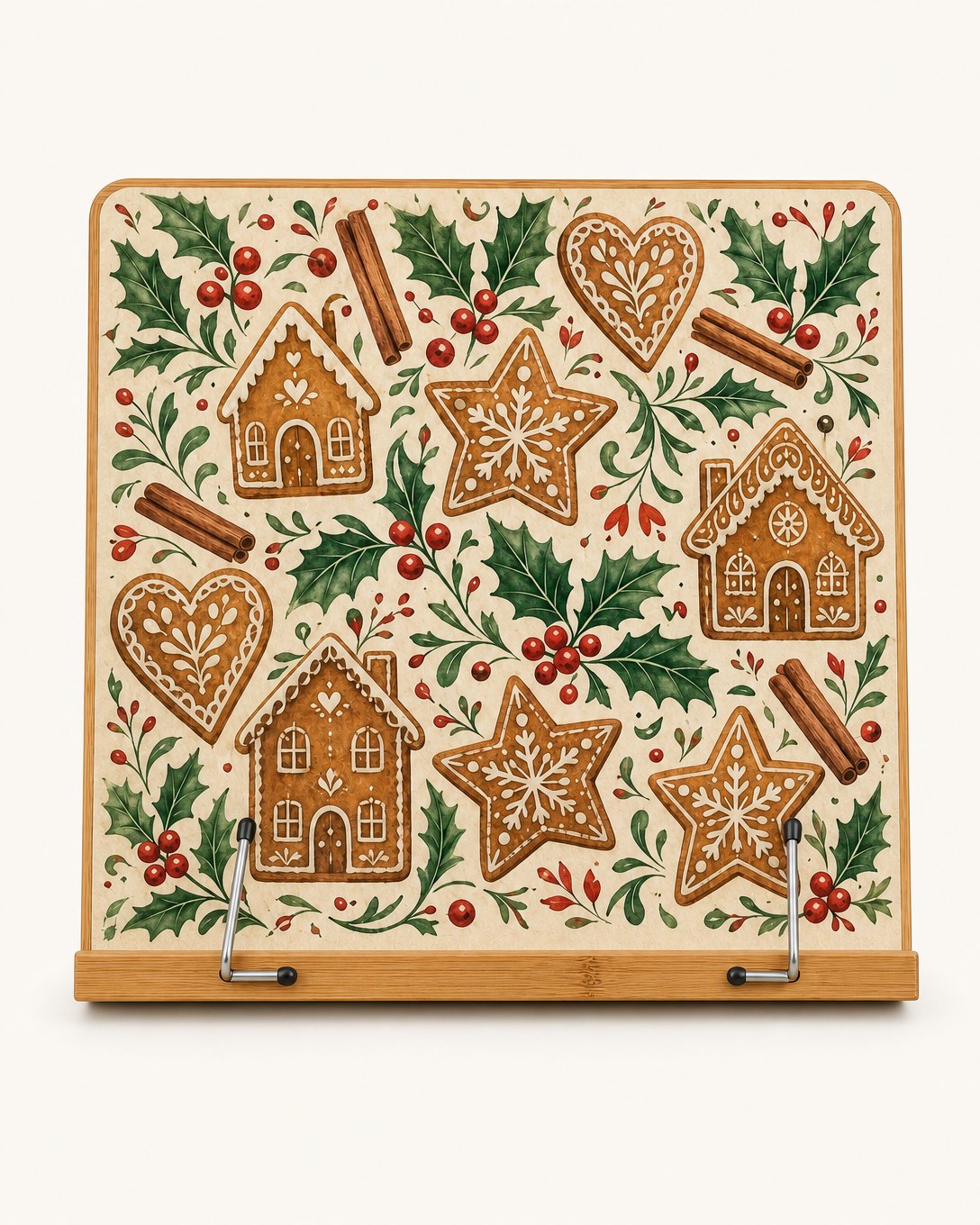 Gingerbread Tin Cookbook Stand, image 2