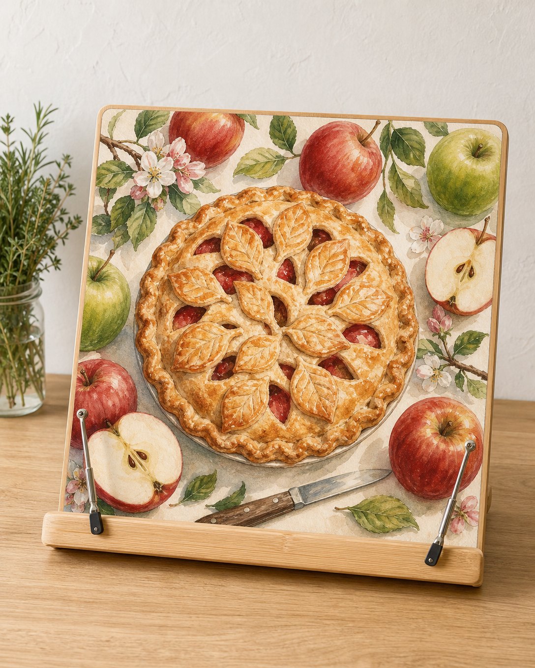 Apple Orchard Pie Cookbook Stand, image 1