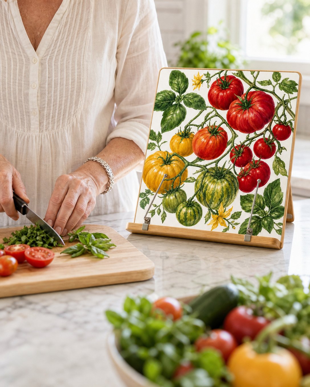 Heirloom Tomatoes Cookbook Stand, image 5