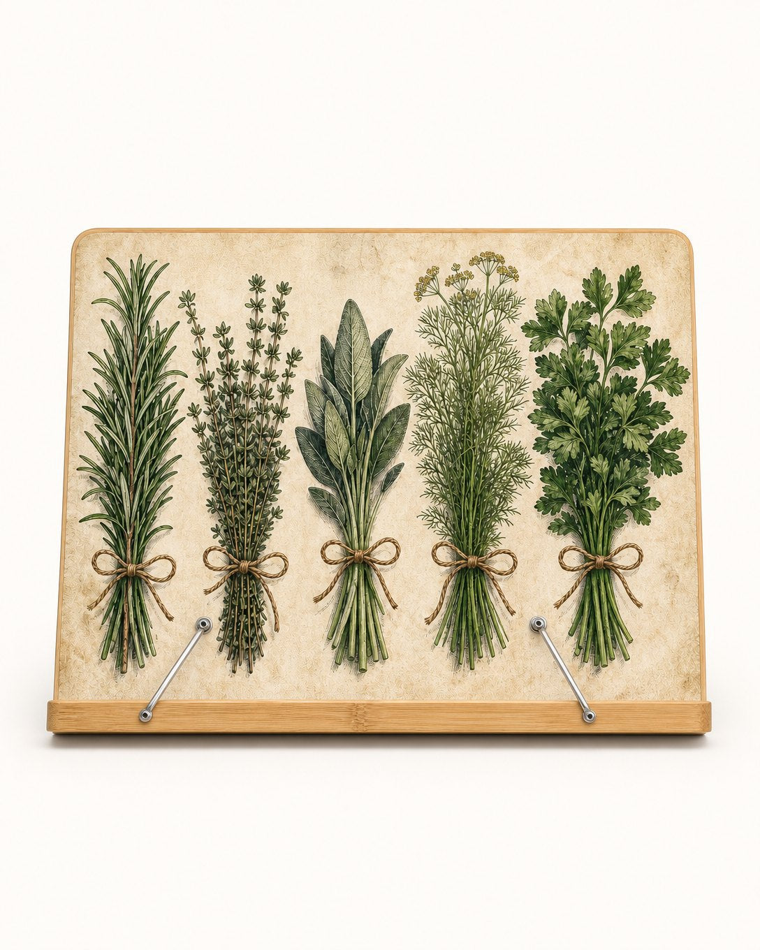 Herb Bundles Cookbook Stand, image 2