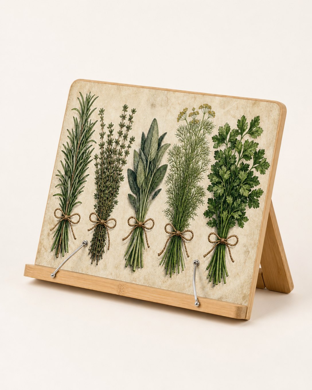 Herb Bundles Cookbook Stand, image 3