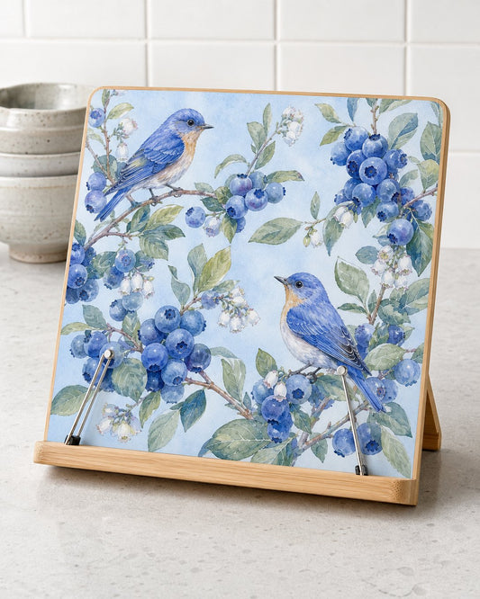 Blueberry Patch Cookbook Stand, image 1