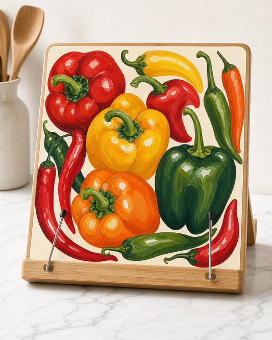 Market Peppers Cookbook Stand, image 1