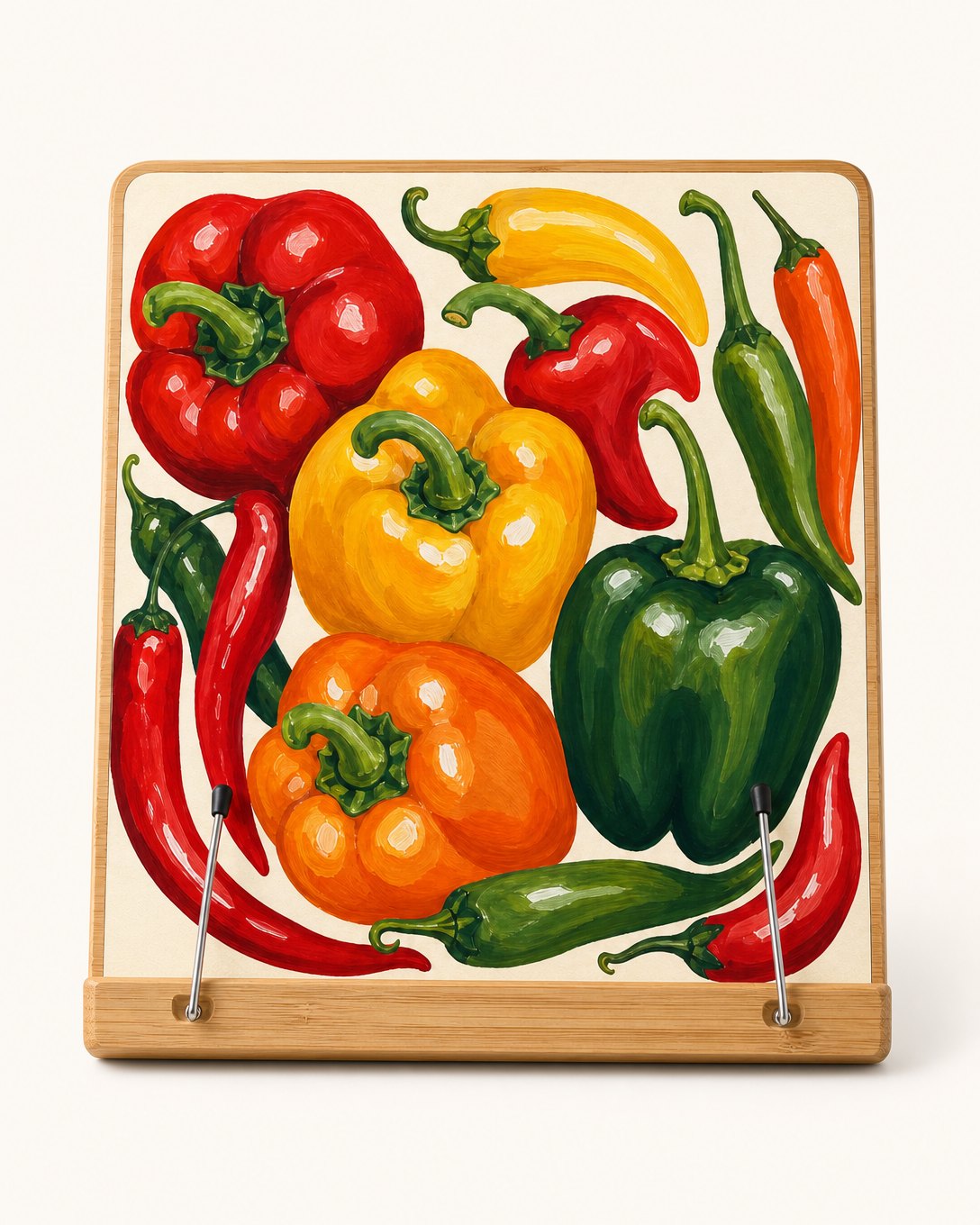 Market Peppers Cookbook Stand, image 2