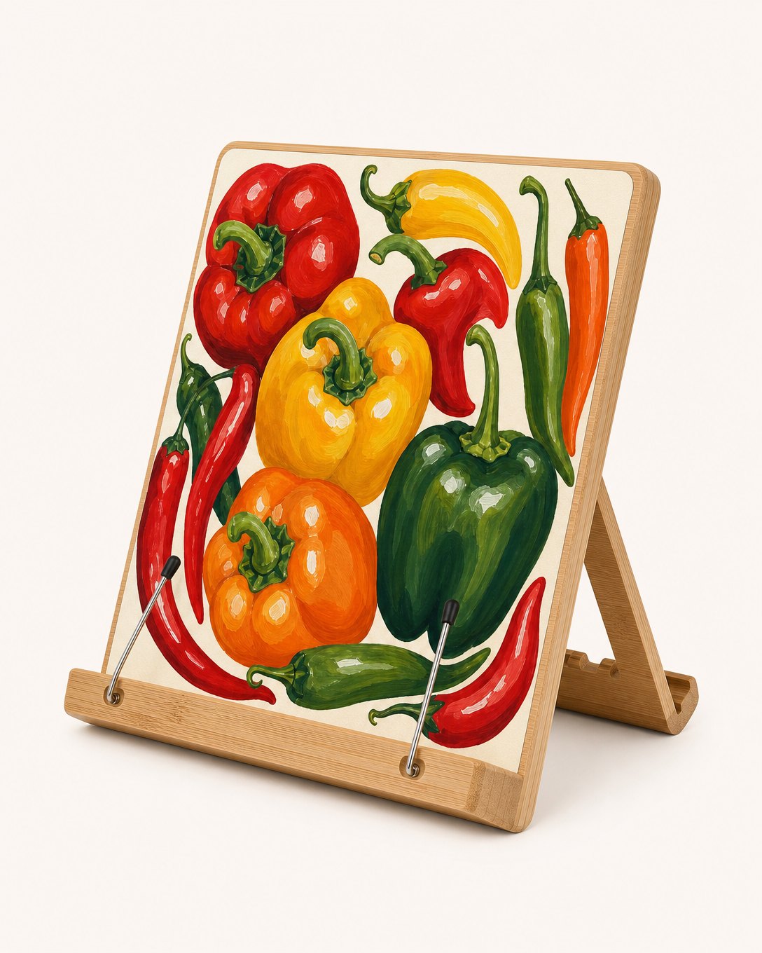 Market Peppers Cookbook Stand, image 3