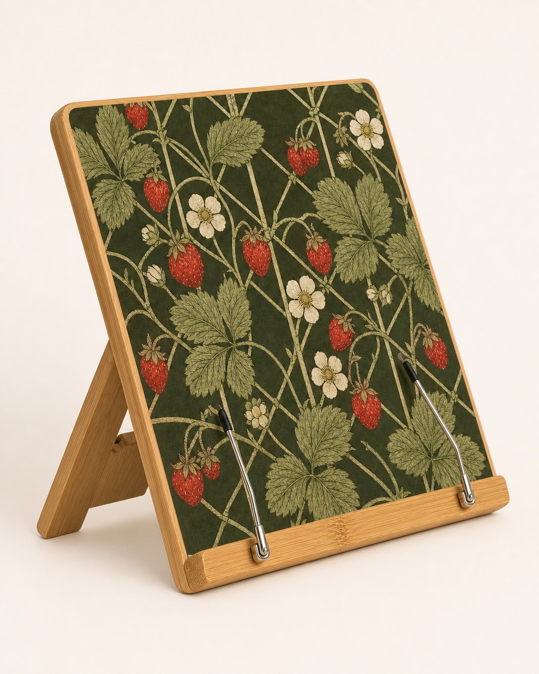 Strawberry Trellis Cookbook Stand, image 3