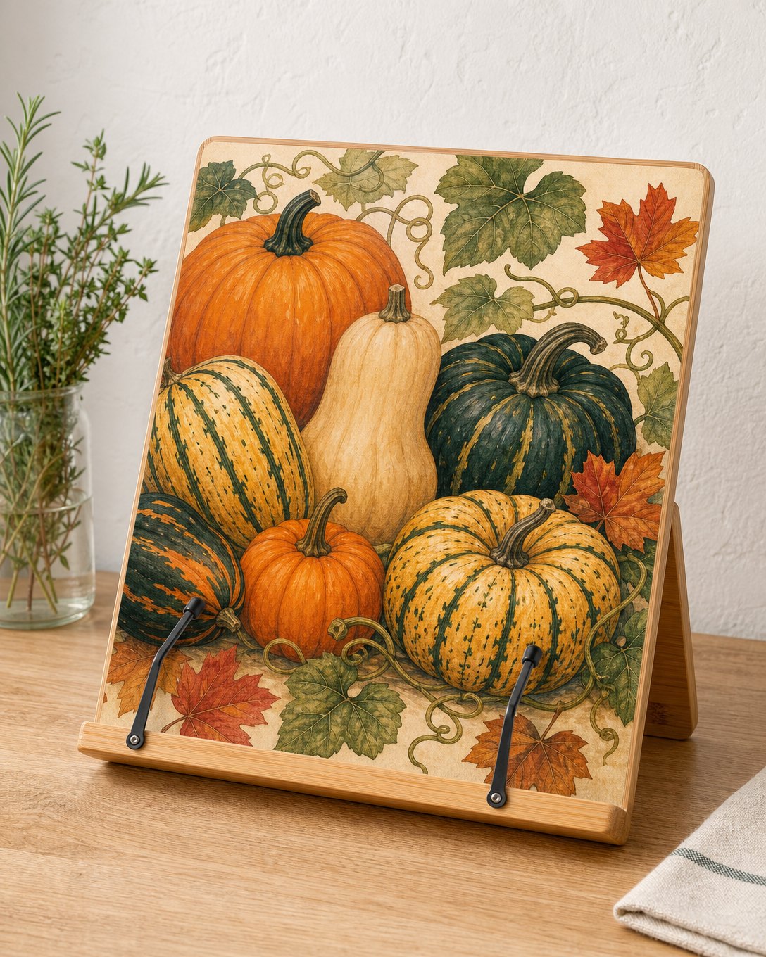 Harvest Squash Cookbook Stand, image 1