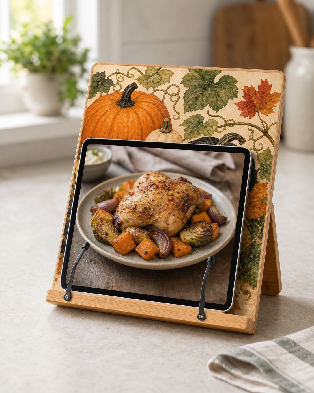 Harvest Squash Cookbook Stand, image 4