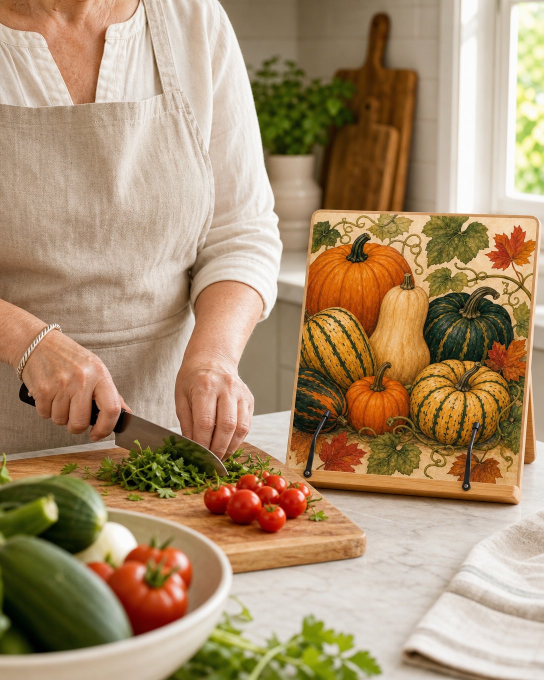 Harvest Squash Cookbook Stand, image 5