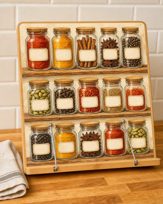 Spice Shelf Cookbook Stand, image 1