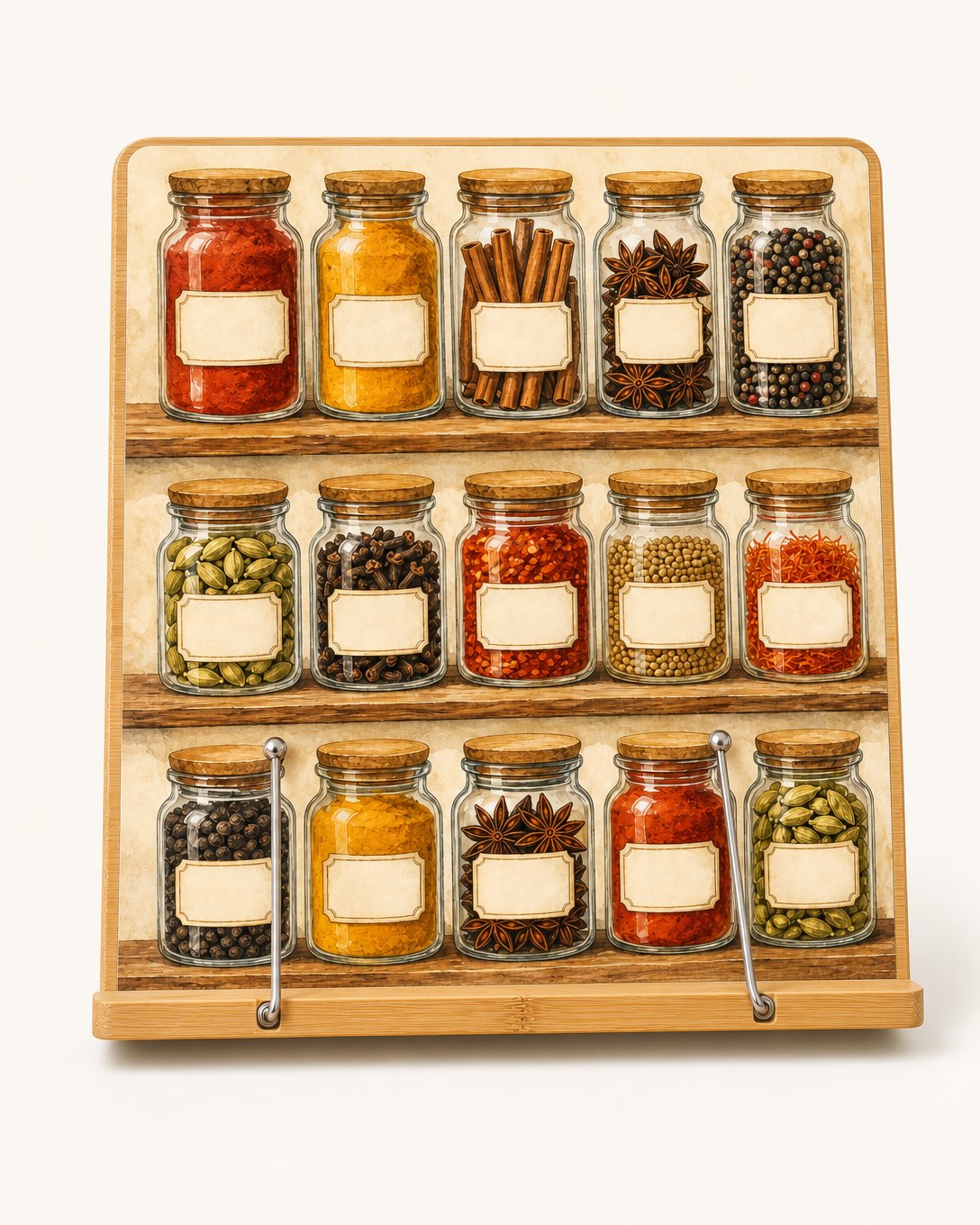 Spice Shelf Cookbook Stand, image 2