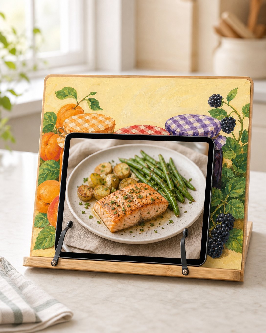 Summer Preserves Cookbook Stand, image 4