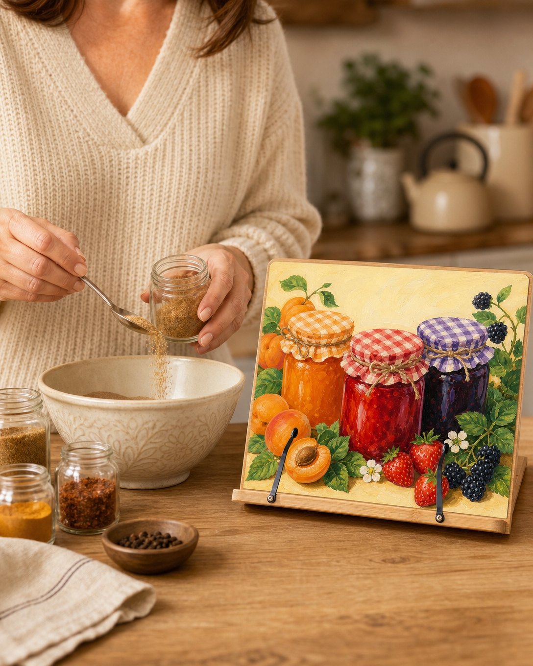Summer Preserves Cookbook Stand, image 5