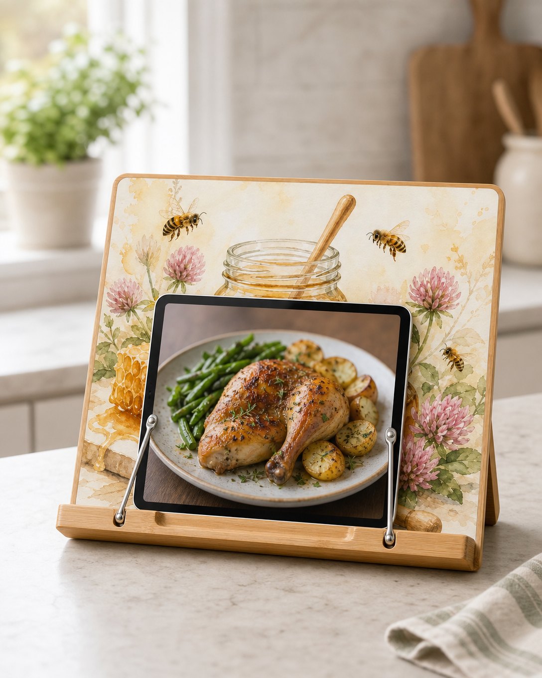 Honey Pantry Cookbook Stand, image 4